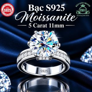 Women's 925 Silver Wedding Ring by Bảo hân Silver