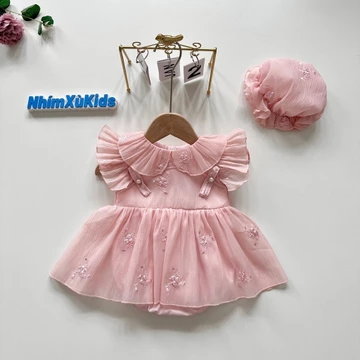 Girls' Pink Newborn Dress KIDS