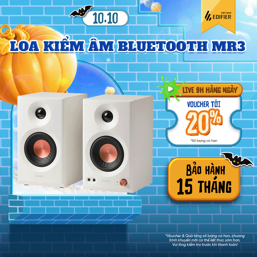 Loa Kiểm Âm Bluetooth EDIFIER MR3/MR5 | Công Suất 36W | Bluetooth 5.4 | 2 Chế Độ Kiểm Âm & Nghe Nhạc | Bảo Hành 15 Tháng