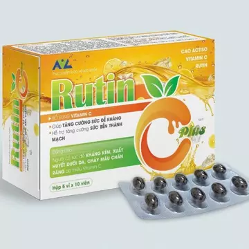 [Hàng công ty] Rutin C Plus - Bổ sung vitamin C giúp tăng cường sức đề kháng, hỗ trợ tăng cường sức bền thành mạch