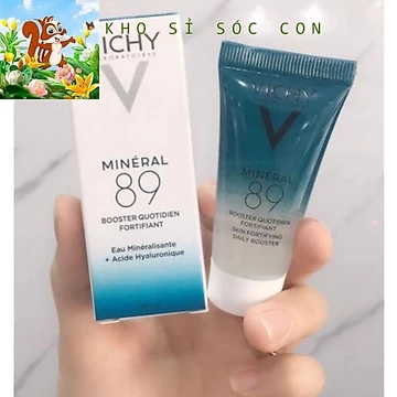 (2/2025 mini) Dưỡng Chất Khoáng Cô Đặc Phục Hồi & Bảo Vệ Da Vichy Mineral 89 tuýp 3ml - Tinh chất Serum Vichy Mineral 89