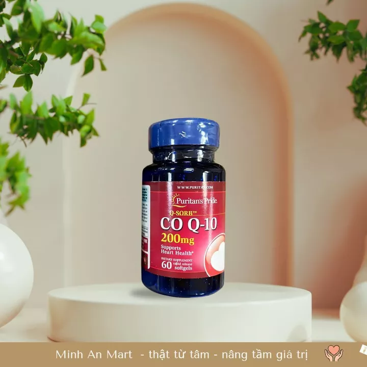 Viên Uống Bổ Tim Mạch Puritan's Pride Coq10 100mg Của Mỹ, 60 viên