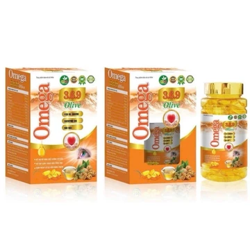 Viên uống Omega 3.6.9 Olive kèm Coenzyme Q10 và dầu óc chó-60 viên