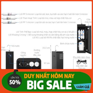 Hàng New - Máy lọc nước RO Panasonic TK-CA811K-VN 6 lõi nhập khẩu Malaysia lọc sạch tinh khiết an toàn cho sức khỏe gia