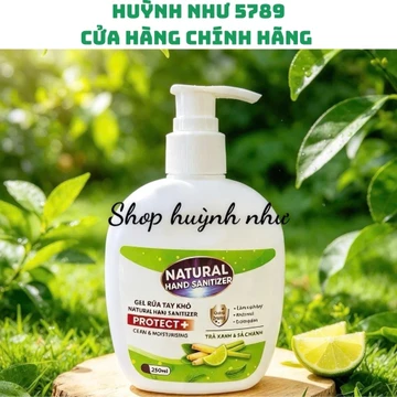 [CHÍNH HÃNG]Gel rửa tay khô Natural Hand Sanitizer sát khuẩn, làm sạch tay (250ml)