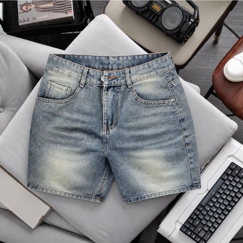 QUẦN SHORT TRÊN GỐI TV106 Vàng Cát, CHẤT LIỆU COTTON KHÔNG GIÃN, SIZE TỪ 45-95KG