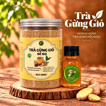 Bột Trà Gừng Gió Bột Trà Gừng Hòa Tan Đăk Lắk BÉ BO [250G - 1KG]