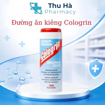 Đường ăn kiêng cologrin nhập khẩu từ đức lọ 1200 viên - cho người tiểu đường và ăn kiêng