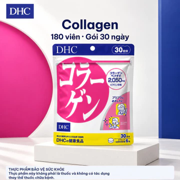 Viên Uống Collagen DHC Nhật Bản Gói 30 Ngày 180 Viên - Uống 6 Viên Mỗi Ngày, Không Nhai