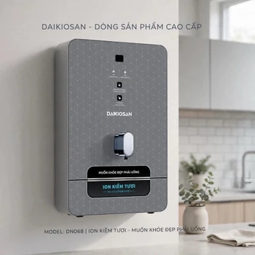 Máy Biến Đổi Nước RO Thành Nước Ion Kiềm Tươi Daikiosan DN068 / DN070 - Công Nghệ Điện Phân Magie - Lắp Cho Mọi Máy RO