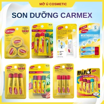 (Sỉ) Son dưỡng môi Carmex Classic, vị Trái Cây dưỡng môi, làm mềm môi SPF 15