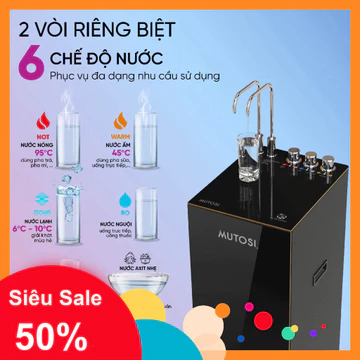 ✔️lB ĐẶT ĐƠN ✔️ Máy Lọc Nước SIÊU TIẾT KIỆM ĐIỆN CÔNG NGHỆ NÓNG TƯƠI HOT X. Điện Giải Ion Kiềm Hydrogen MUTOSI MPP88N ✔