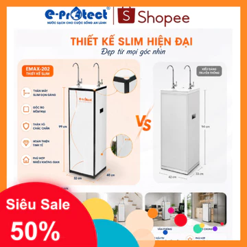 ✔️ Máy lọc nước RO + Kiềm Eprotect Emax 202 tủ đứng 11 cấp lọc uống trực tiếp tại vòi hàng chính hãng ✔️