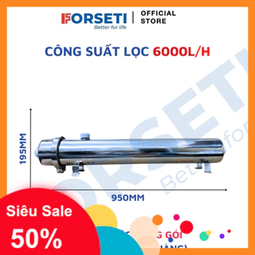 ✔️ Máy Lọc Nước UF Công Suất 6000L/H Lõi Lọc PVDF Lọc Nước Đầu Nguồn, Sinh Hoạt,... ✔️
