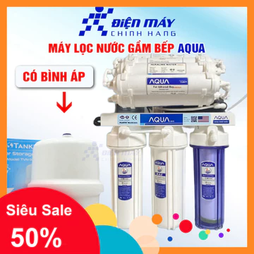 NHẮN SHOP ĐẶT NHANH ✔️ Máy lọc nước AQUA chính hãng Không Vỏ Tủ để gầm bếp sử dụng UỐNG TRỰC TIẾP tại vòi BH 12 tháng ✔