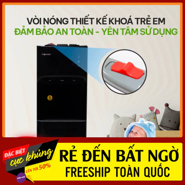✔️lB ĐẶT ĐƠN ✔️ Cây nước nóng lạnh sâu Nhập Khẩu FUJIHOME, bình lọc tủ máy nước nóng lạnh bình âm hút có khóa vòi nóng ✔