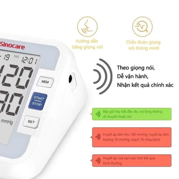 máy đo huyết áp sinocare ( hàng khuyến mãi sữa ensuare)