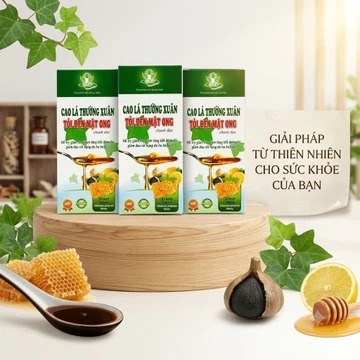 ✅[chính hãng] Siro Cao lá thường xuân mật ong tỏi đen hỗ trợ giảm ho, long đờm(chai 100ml/ hộp 30gói)
