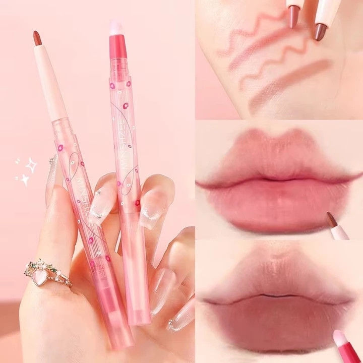 Bút Kẻ Viền Môi 2 Đầu MINSHIZHE – Kẻ Môi Định Hình Tạo Viền Môi Tự Nhiên