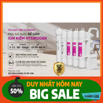 NHẮN SHOP ĐẶT NHANH ✔️ Máy Lọc Nước Để Gầm Mutosi MPU86 Chính Hãng – 11 Cấp Lọc Hydrogen Ion Kiềm Bảo Hành 3 Năm ✔️ ✔️