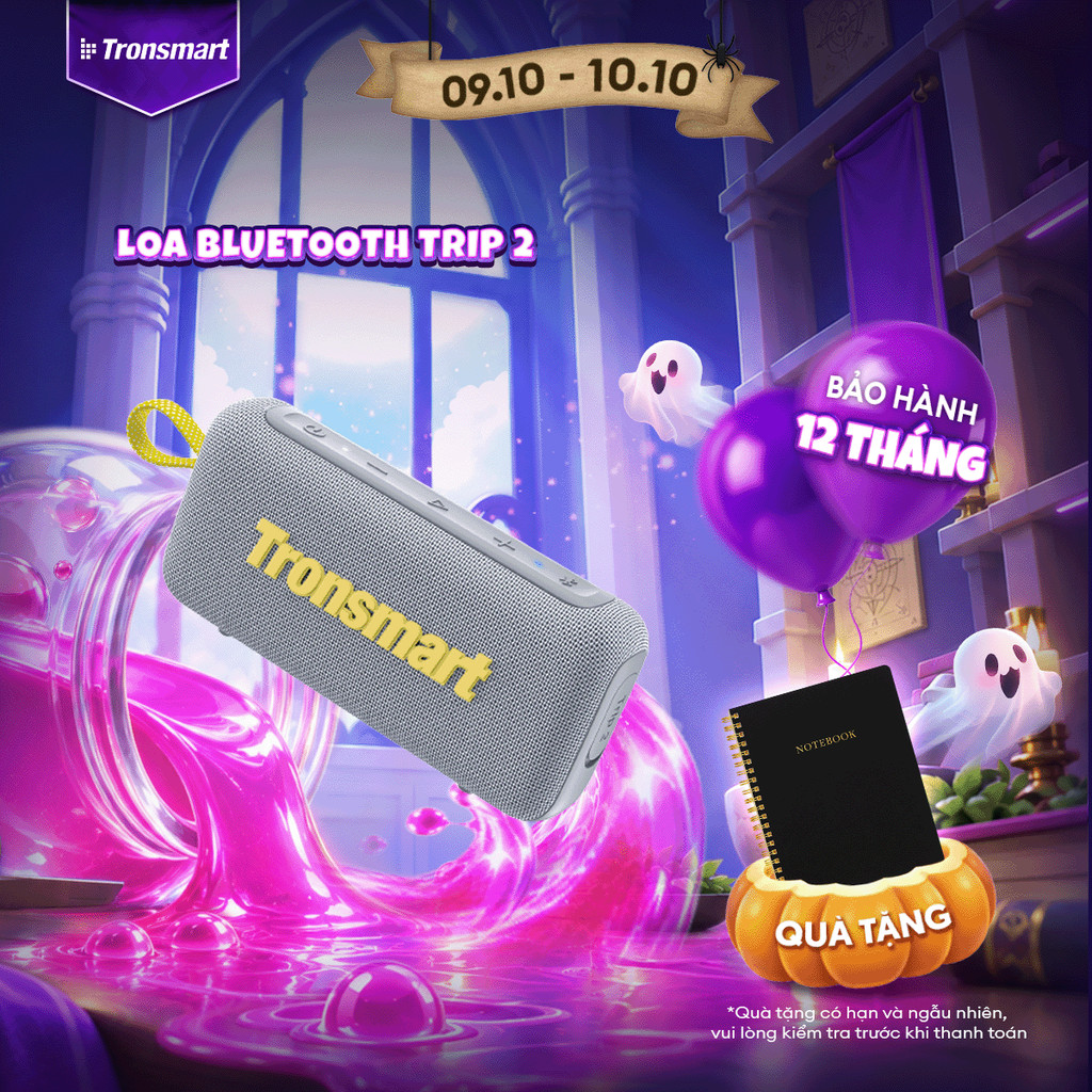 [MỚI] Loa Bluetooth Tronsmart TRIP 2 |  Công Suất 10W | Sử Dụng Đến 20h |  Điều Chỉnh EQ | Bảo Hành 12 Tháng