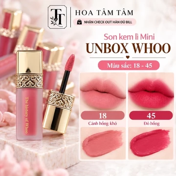Son Kem Lì Woo Velvet Liquid Lip Rouge 18 Rose Pink Màu Hồng Đào