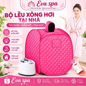 (Bản Tiếng Việt) Combo lều xông hơi kèm nồi xông tại nhà chống cảm, xông sau sinh, xông chống covid