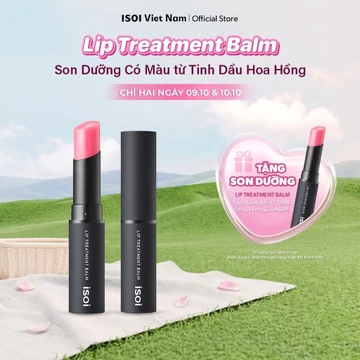 Son Dưỡng Có Màu từ Tinh Dầu Hoa Hồng Giúp Cấp Ẩm ISOI Lip Treatment Balm
