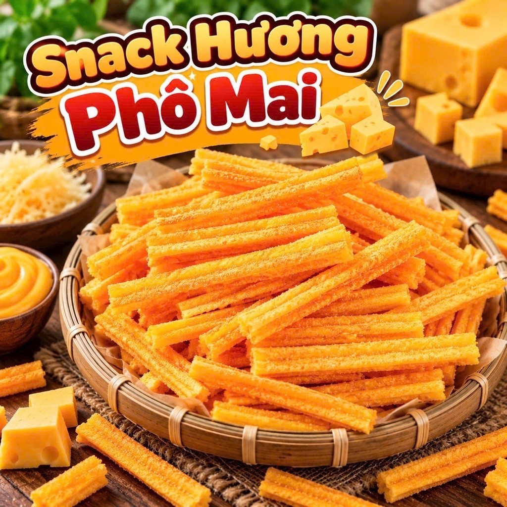 [ SNACK THẬP CẨM ]  -Snack hương phô mai, Nui chiên bơ, Tai heo mắm, Đậu hà lan tỏi ớt, Thèo lèo mắm ớt ..