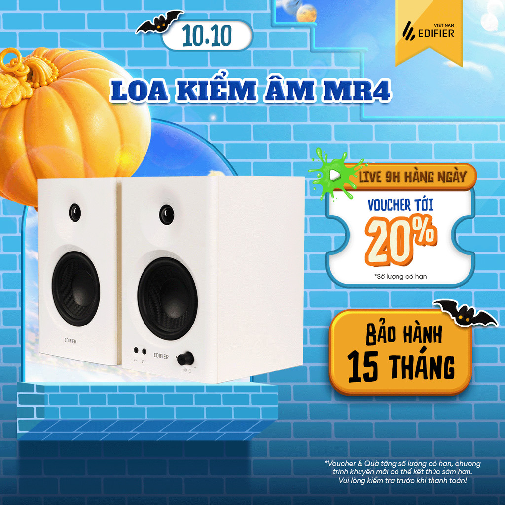 Bộ Loa Kiểm Âm EDIFIER MR4/ MR3/ MR4 MKII/ MR5 | Công Suất 42W | Tweeter Vòm 1 inch | Bảo Hành 15 Tháng
