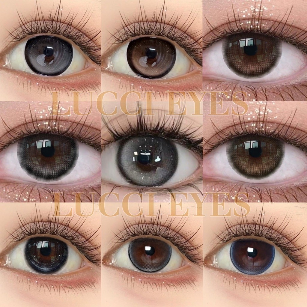 Olivia Monrose lens - Lens Mắt [ O ĐỘ ] BST Lens Nâu và Xám Tự Nhiên - Lens Tây ⛅ free case đựng lens