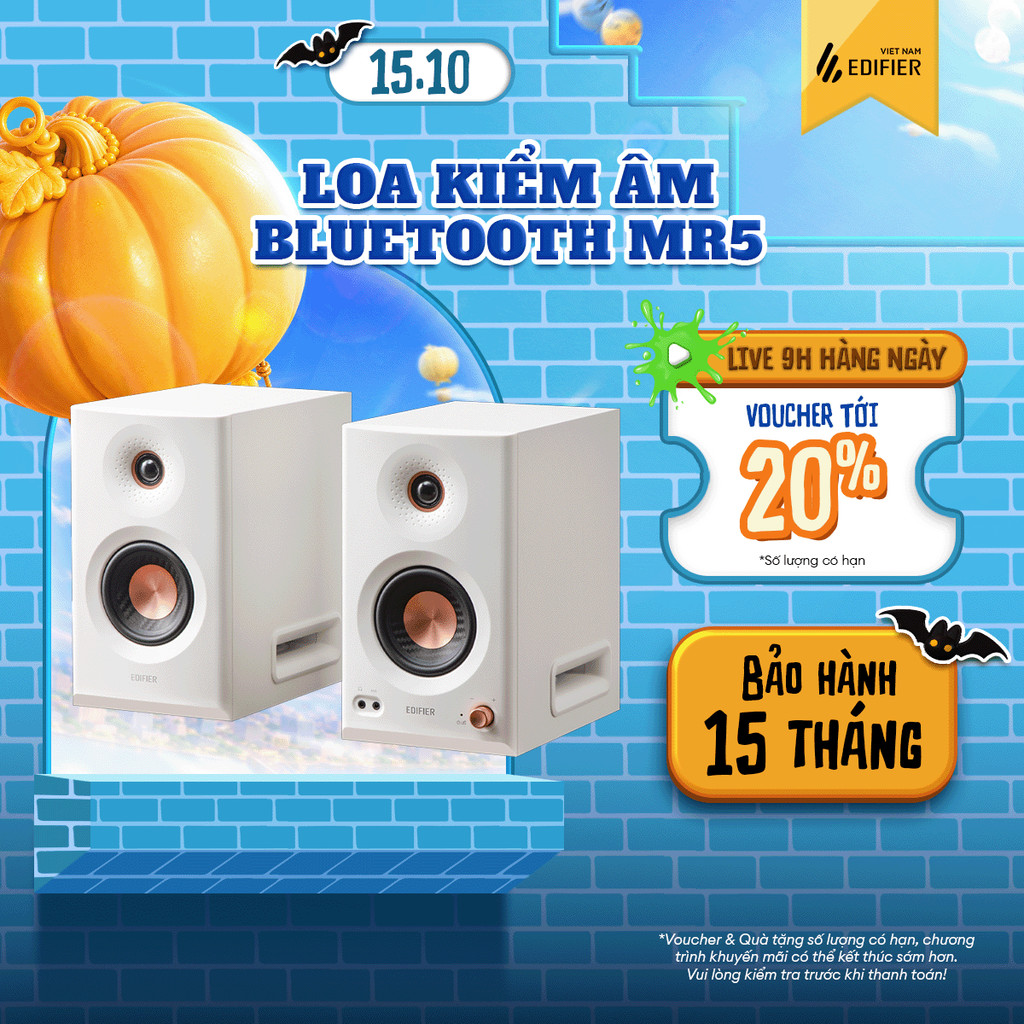 Loa Kiểm Âm Bluetooth EDIFIER MR5 | Công Suất 110W | Âm Thanh Chuyên Nghiệp | Hi-Res Audio Wireless | Bảo Hành 15 Tháng