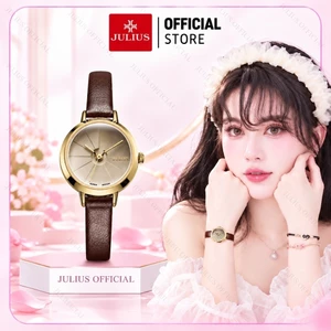 Julius Official | Đồng hồ nữ Julius JA-979 dây da nâu