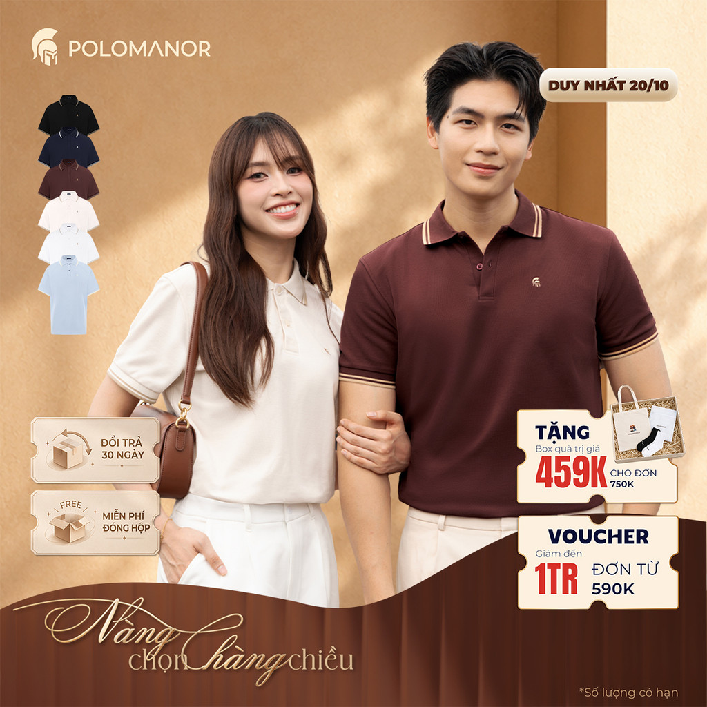 [BEST SELLER] Áo polo nam cao cấp ICON DIAMOND, POLO QUỐC DÂN, vải CVC Diamond sang trọng - POLOMANOR