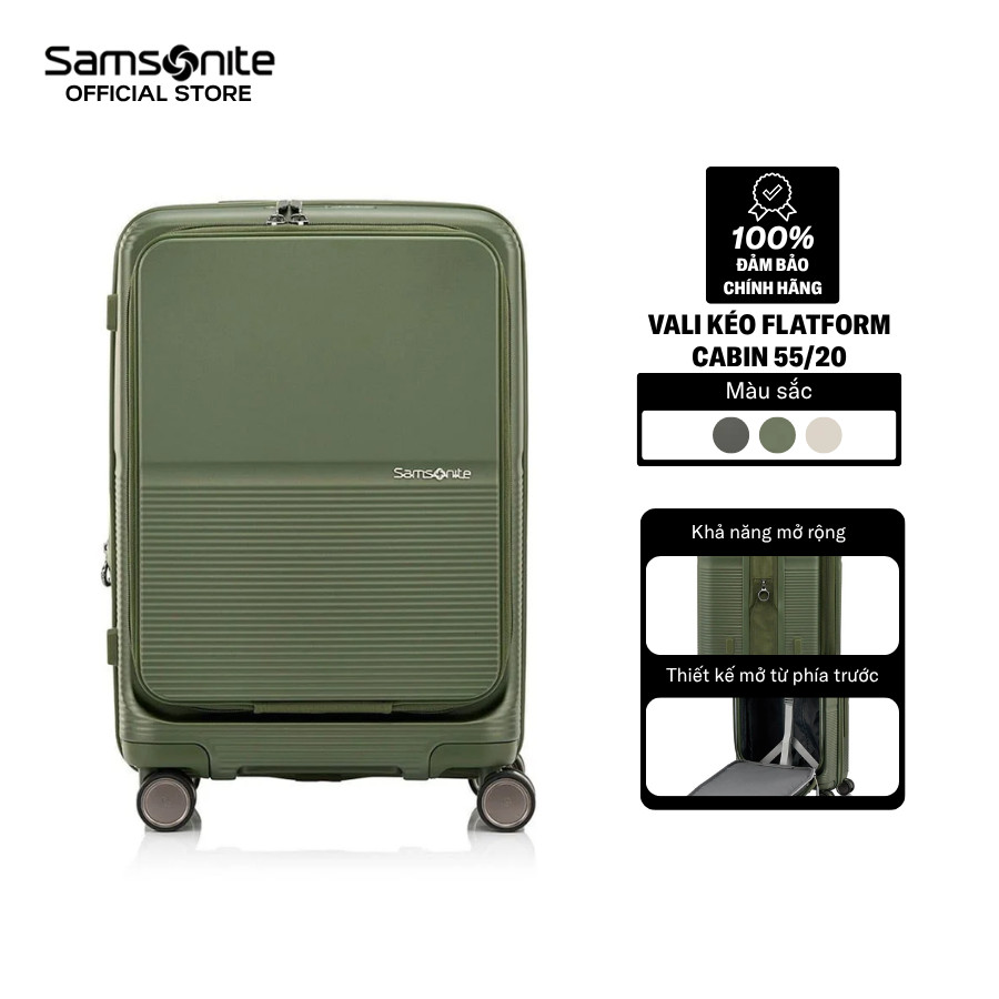 Vali kéo Samsonite Flatform EXP FT - Cabin 55/20