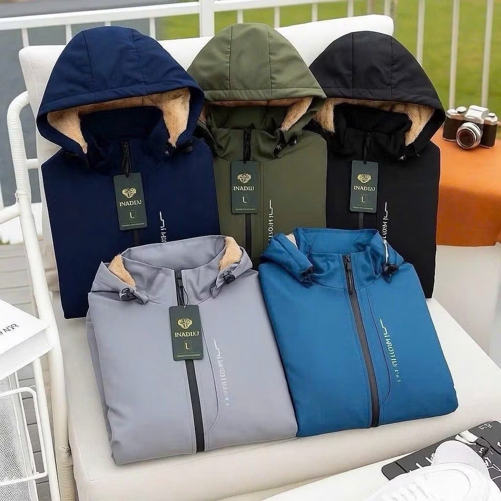 Áo khoác gió nam nữ 2 lớp lót lông cừu cao cấp siêu ấm, áo gió nam nữ phủ nano chống gió cản bụi chống thấm nước