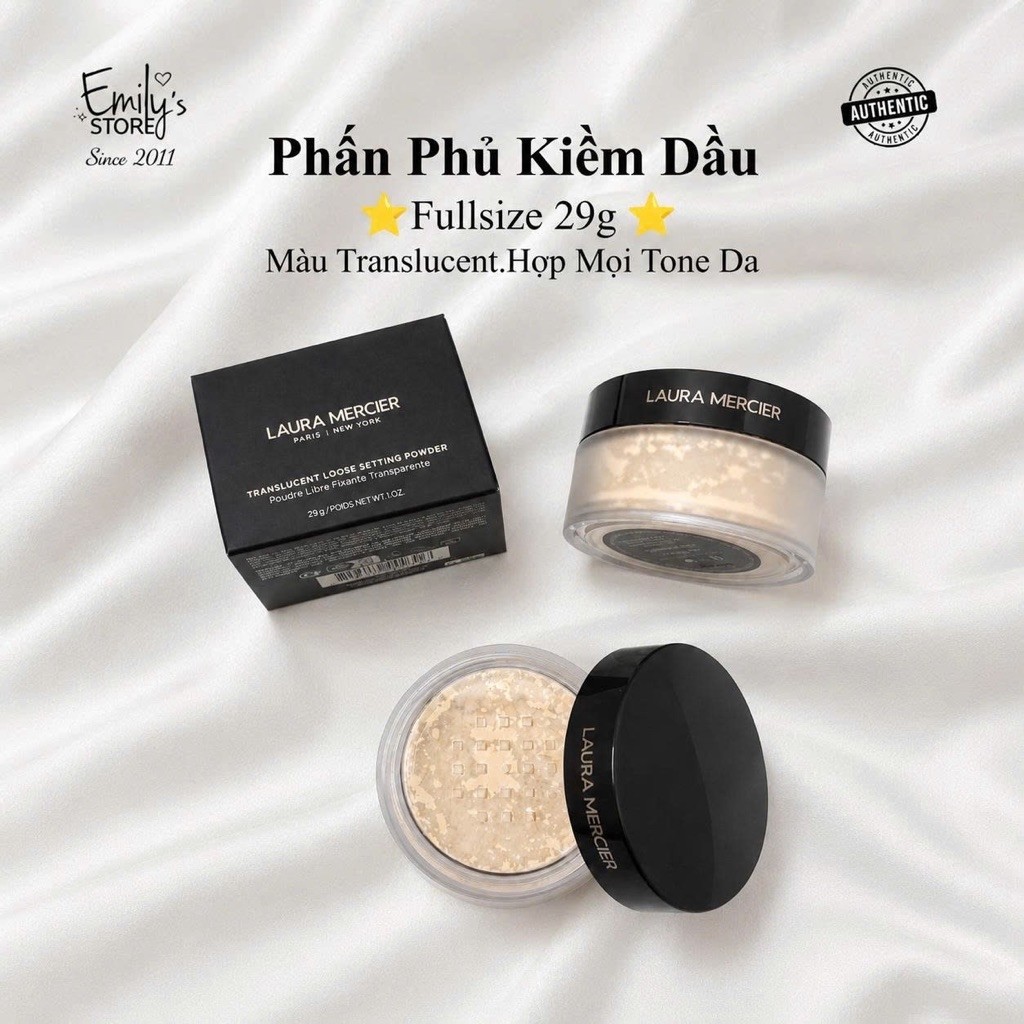 (Vỏ Mới) Phấn Phủ Bột Laura Mercier Translucent Loose Setting Powder ...