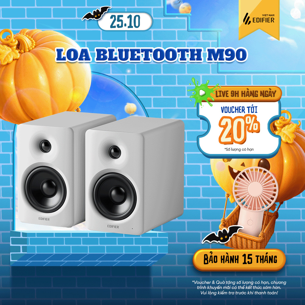 Loa Máy Tính Để Bàn M90 | Công Suất 100W | Bluetooth V6.0 | Thiết Kế Nhỏ Gọn | Bảo Hành 15 Tháng