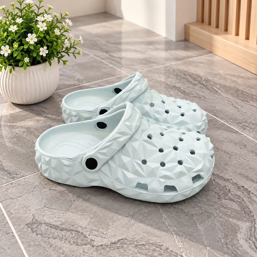 Dép sục- nam nữ  -Toantha footwear-tặng kèm 8 charmngẫu nhiên -dép đúc nguyên khối chất liệu EVA cao cấp hot trend( 05)