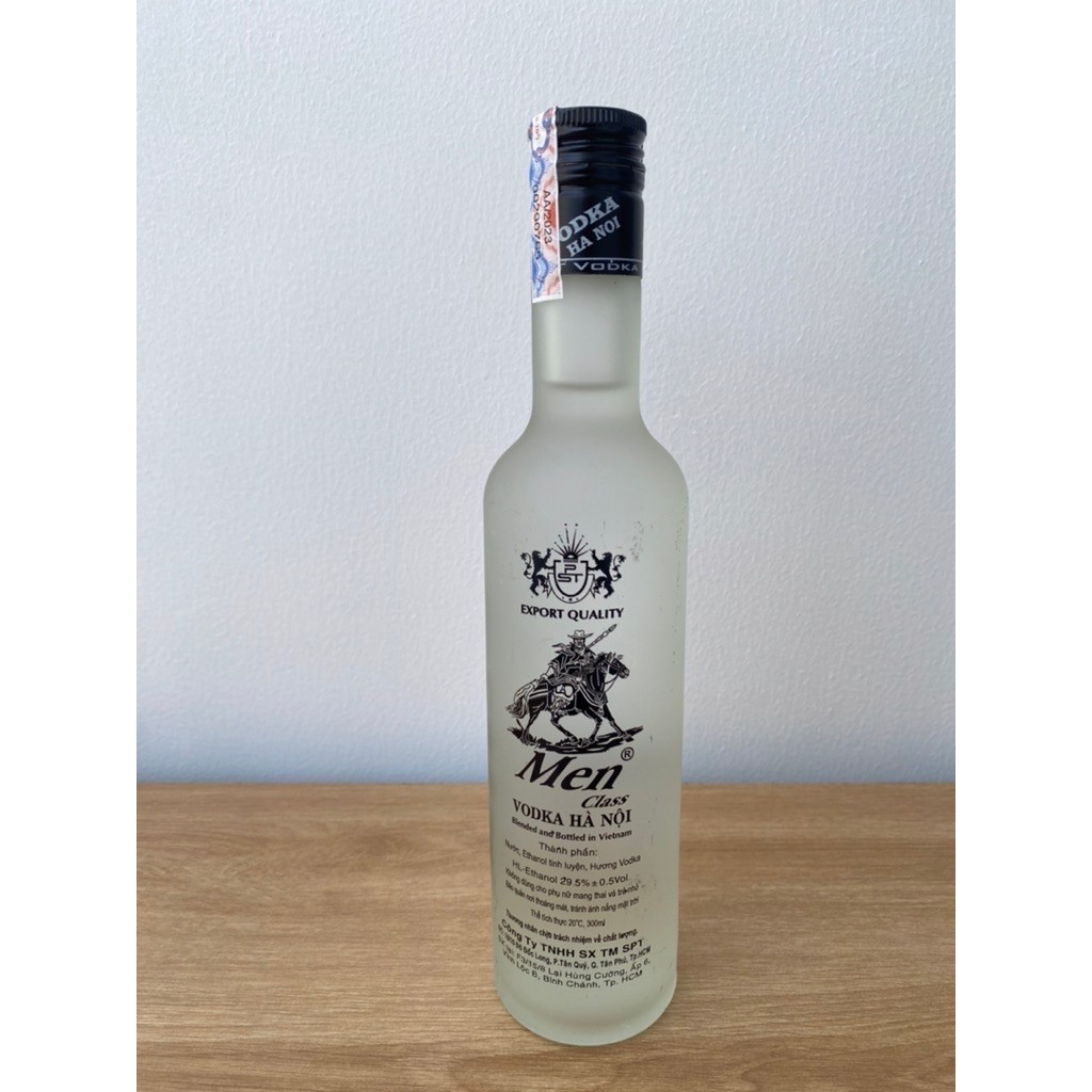Ruou VODKA Hà Nội MEN CLASS Nhỏ 29.5% 300ml-Chai Mờ ( Sương Mù ...