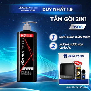 Tắm Gội X-Men for Boss Intense 2in1 850g