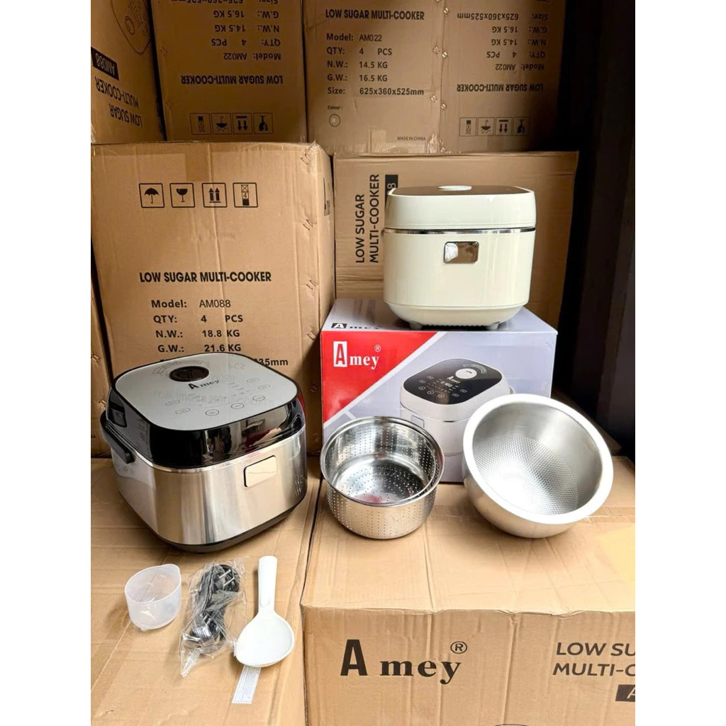 NỒI CƠM ĐIỆN 1.8l LÒNG INOX 304, nồi cơm tách đường, nồi cơm điện