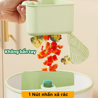 (NÂNG CẤP) Rổ Lọc Rác Bồn Rửa Chén Hút Chân Không Nắp Xả Tự Động, Giá Đựng Đồ Rửa Bát, Kệ Đựng Đồ Nhà Tắm - Ngói LR04