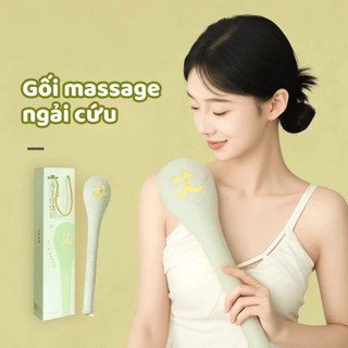 Búa Ngải Cứu Cầm Tay Massage Toàn Thân Giảm Đau Nhức Gậy Đấm Lưng Thảo Dược Khai Thông Kinh Mạch Ngói - BMS01