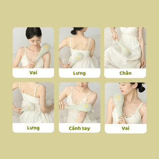 Búa Ngải Cứu Cầm Tay Massage Toàn Thân Giảm Đau Nhức Gậy Đấm Lưng Thảo Dược Khai Thông Kinh Mạch Ngói - BMS01