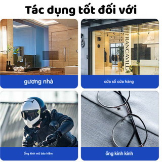 Xịt nano chống bám hơi nước, xịt chống nước kính chống bám bẩn chống nước bề mặt kính cận, kính mũ 550ml - BX31