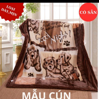 Chăn Nhung 2 lớp cao cấp ấm áp cho mùa đông, trọng lượng 2.5kg và 3.5kg, kích thước 1m8 x 2m.