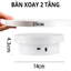 Bàn Xoay Điện 3 Tầng Size 14cm ,20cm, 25cm Chụp Ảnh, Trình Chiếu Sản Phẩm, Bàn Xoay Phát Sóng Trực Tiếp