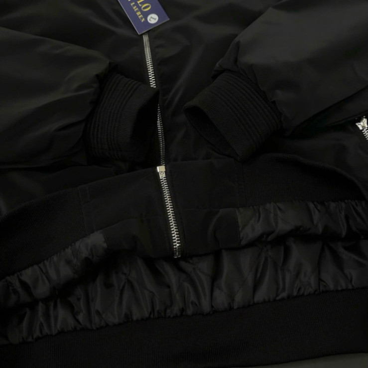 Áo Khoác Bomber Gió Nam Nữ RLX Thêu Logo Ngựa Chiến Binh Ngực - Áo Khoác Bomber Zip Bạc Dầy Dặn 2 Lớp Cao Cấp Boy Phố Ne