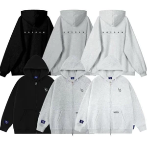 Áo Hoodie Zip Nỉ Bông Thêu Chữ NQ30AM Form Rộng Nam Nữ Unisex , Áo Khoác Nỉ Phong Cách Hàn Quốc New 2025